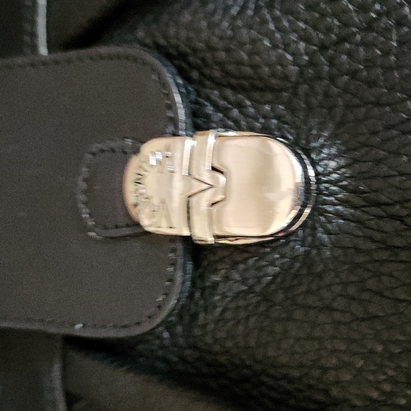 Valentina Italia Black Leather Handbag - Picture 4 of 7